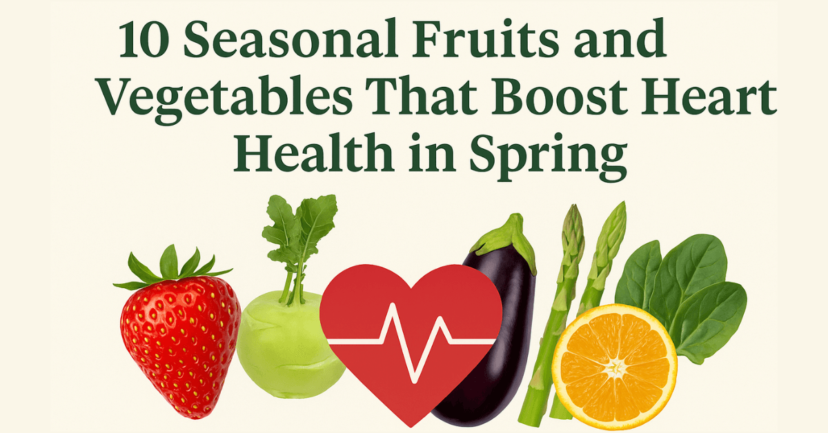 10 Seasonal Fruits and Vegetables That Boost Heart Health in Spring