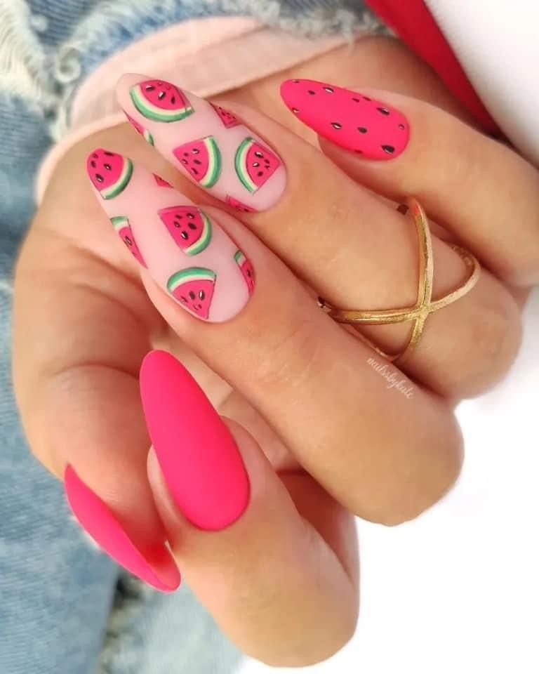 fall Fruit-Inspired Nails
