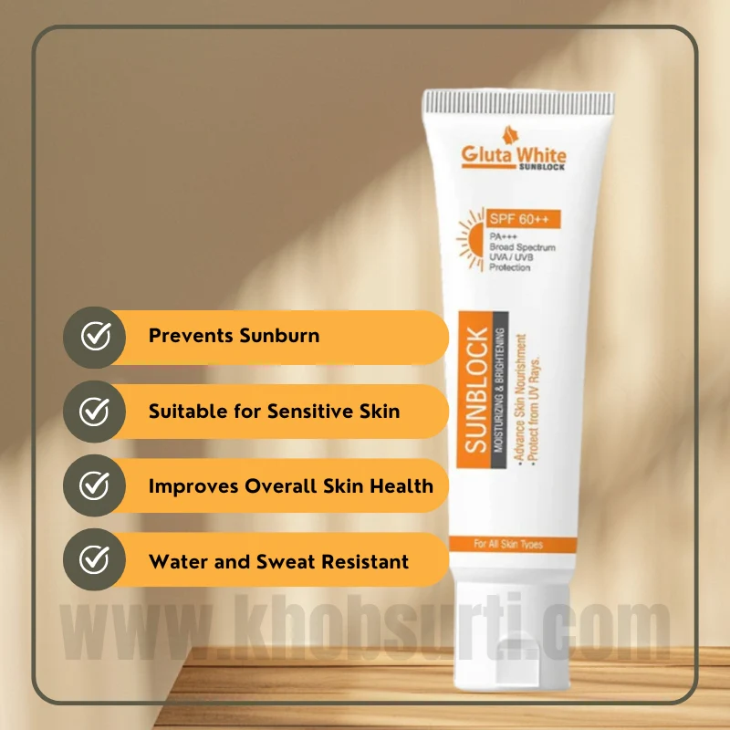 Gluta White SPF60 Sunblock - Image 3